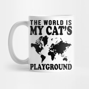 The world is my cat's playground Mug